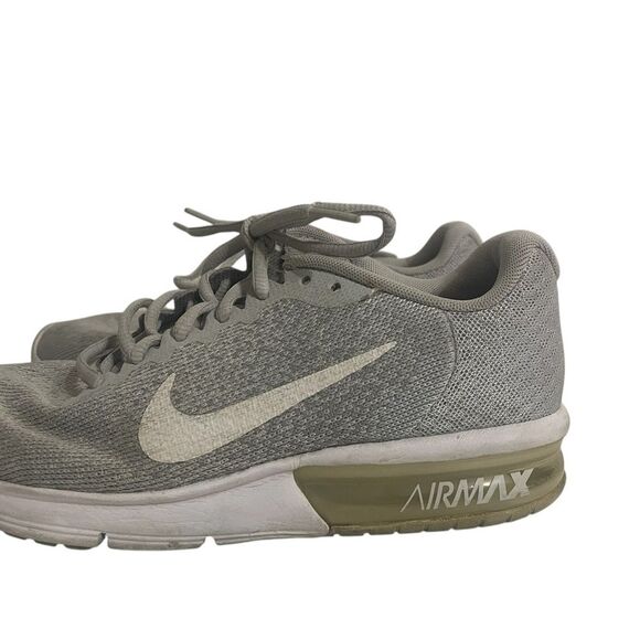 Nike Air Max Sequent 2 Pure White Grey Women's Running Shoes Size 7.5 US - Picture 14 of 15